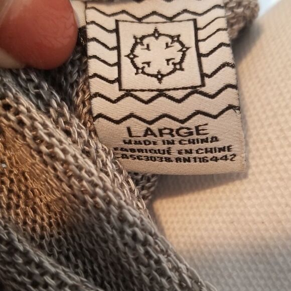 💲✂️Empyre Cleo Hacci Grey & Tribal Print Knit Hoodie - Picture 6 of 7